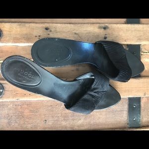 Black Gucci Kitten Heels